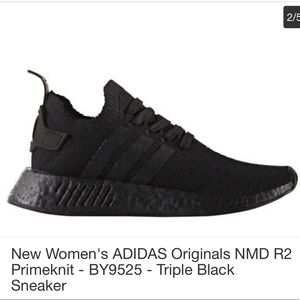 All black womens NMD Primeknit